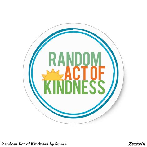 random acts of kindness stickers